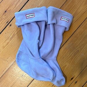 Hunter Women's Light Purple Fleece Socks